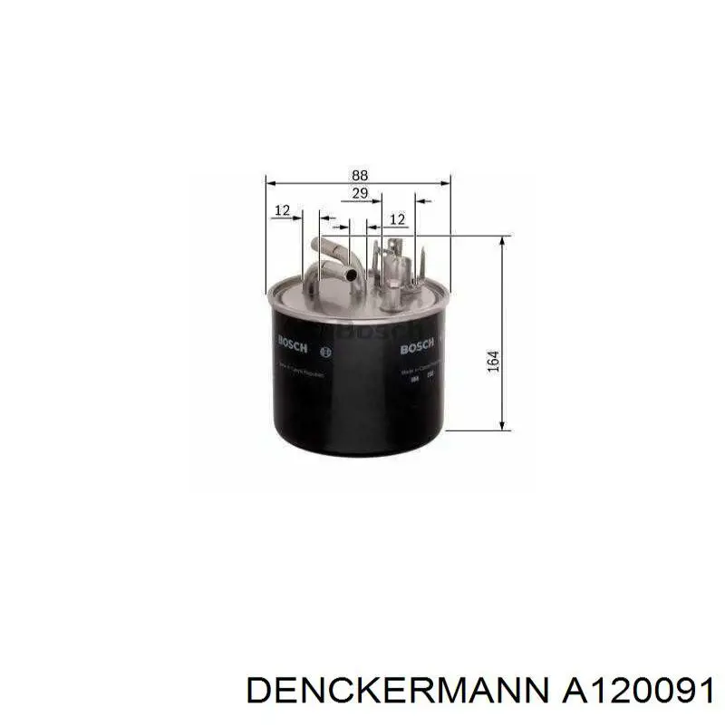 Фільтр паливний Denckermann A120091