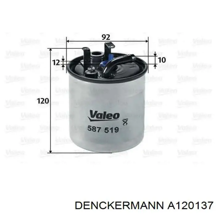 Купити A120137 Denckermann Фільтр-відстійник палива грубої очистки