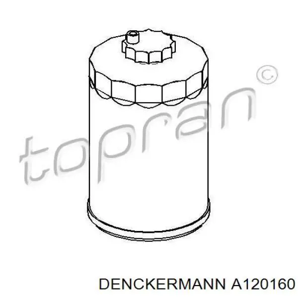 Фільтр тонкого очищення палива Denckermann A120160 ціна, від 8.52 USD