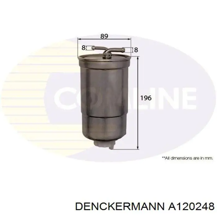 Фільтр тонкого очищення палива Denckermann A120248 ціна, від 10.34 USD