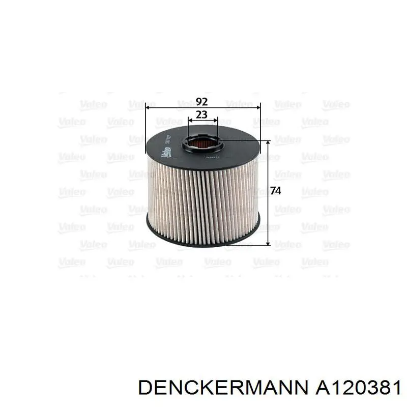 Фільтр тонкого очищення палива Denckermann A120381 ціна, від 337.12 UAH
