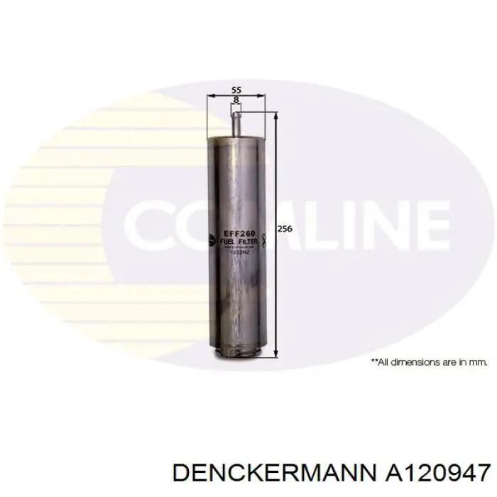 Фільтр тонкого очищення палива Denckermann A120947 ціна, від 29.03 USD