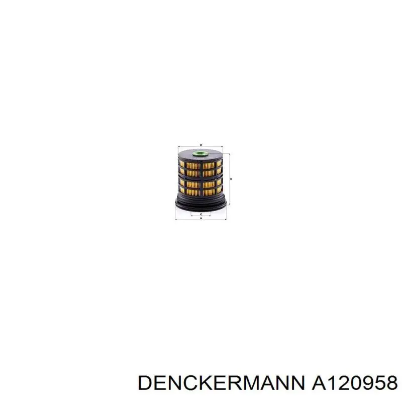 Фільтр тонкого очищення палива Denckermann A120958 ціна, від 14.49 USD