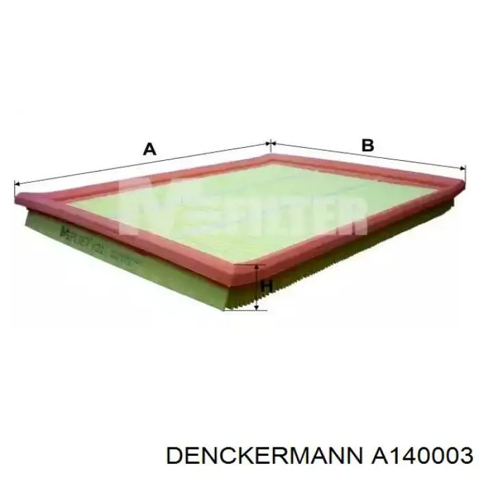 Повітряний фільтр A140003 Denckermann