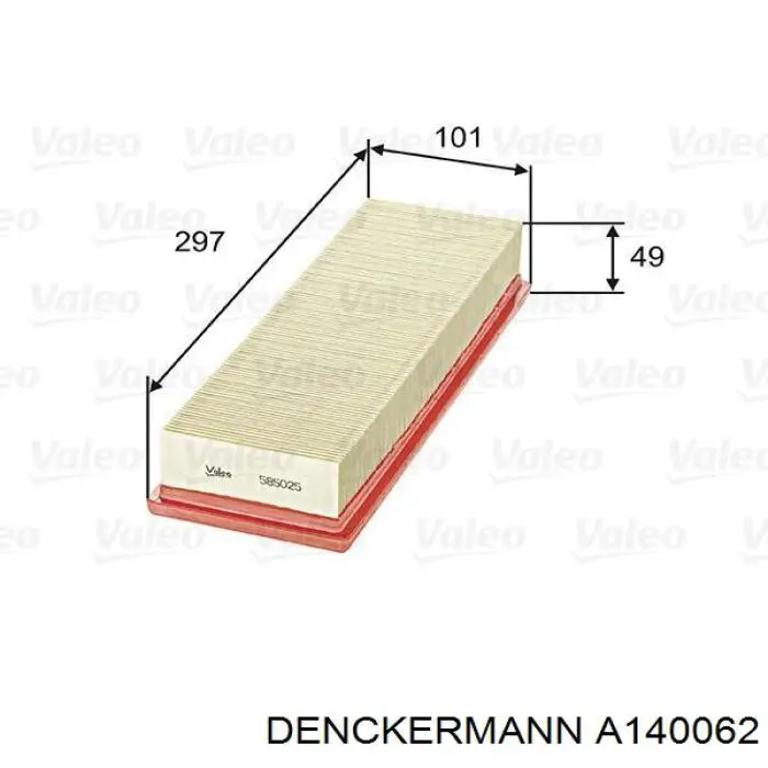 Повітряний фільтр A140062 Denckermann
