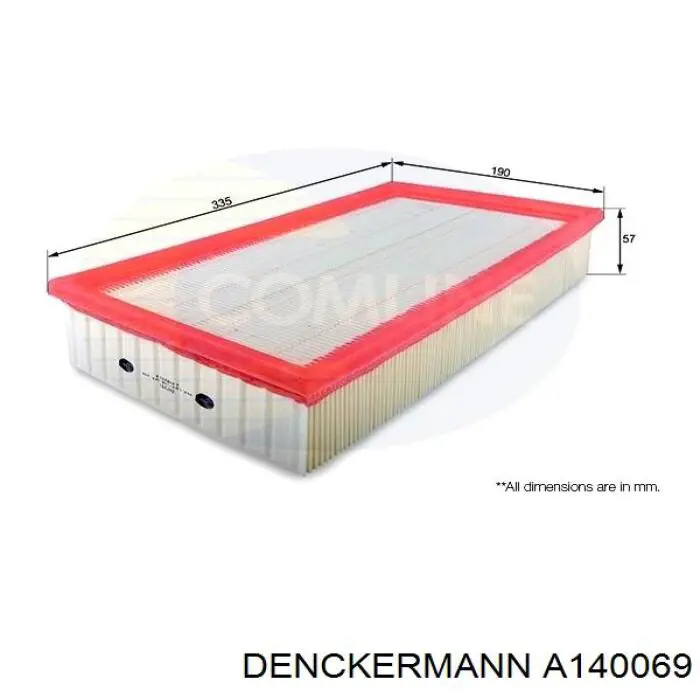 Купити A140069 Denckermann Автомобільний фільтр повітря