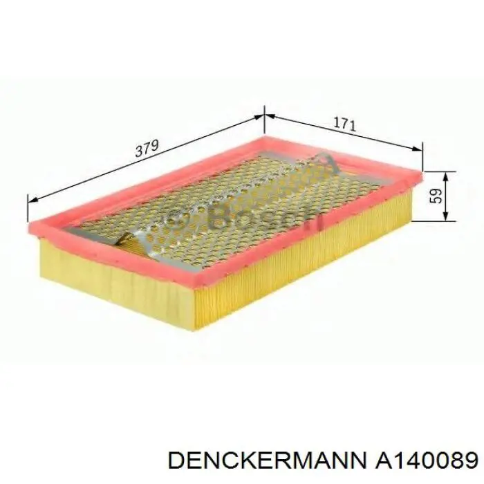 Повітряний фільтр A140089 Denckermann