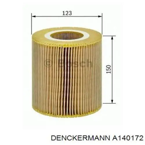 Купити A140172 Denckermann Автомобільний фільтр повітря
