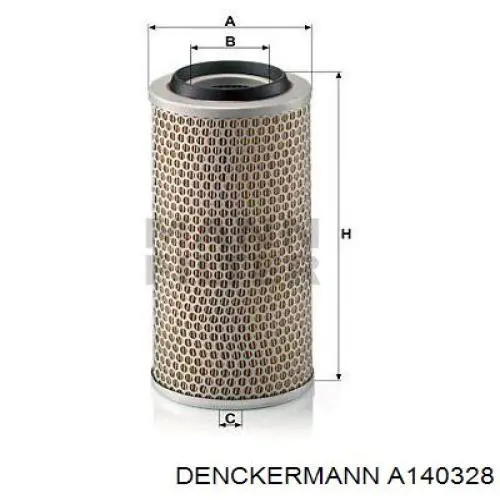 Елемент повітряного фільтра Denckermann A140328 ціна, від 13.11 USD