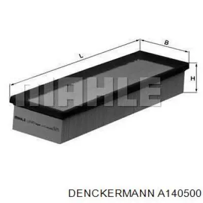 Повітряний фільтр A140500 Denckermann