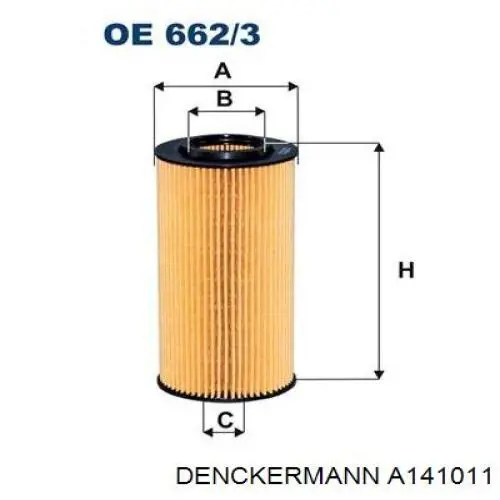 Купити A141011 Denckermann Автомобільний фільтр повітря