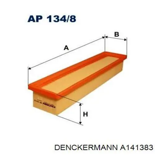 Повітряний фільтр A141383 Denckermann