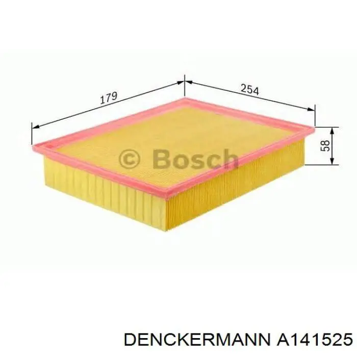 Елемент повітряного фільтра Denckermann A141525 ціна, від 5.81 USD