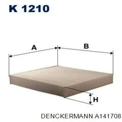 Купити A141708 Denckermann Автомобільний фільтр повітря