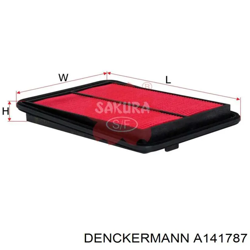 Повітряний фільтр A141787 Denckermann