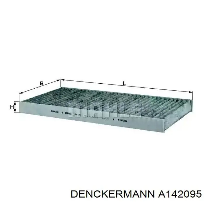 Елемент повітряного фільтра Denckermann A142095 ціна, від 7.26 USD