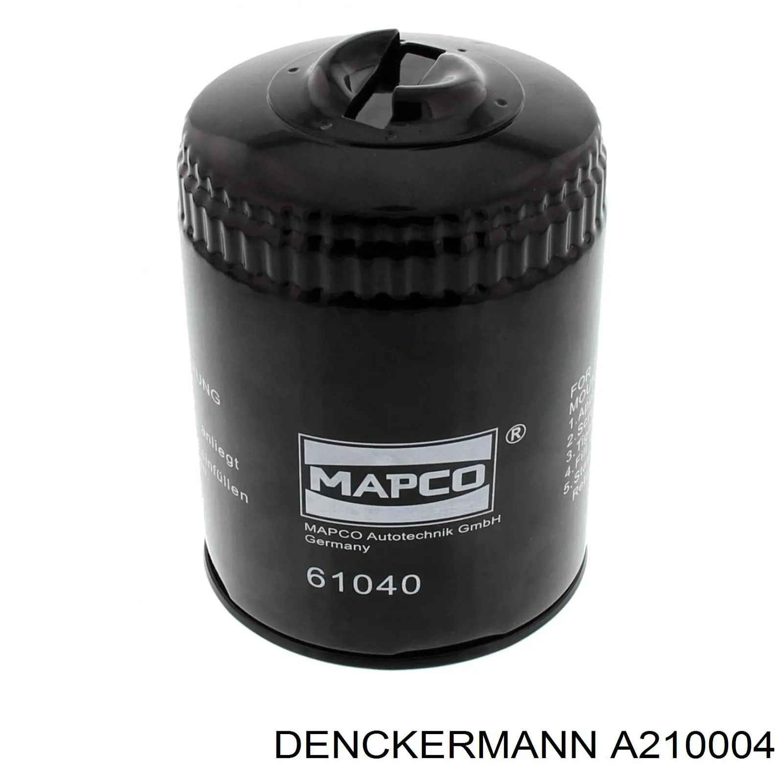 A210004 Denckermann фільтр масляний