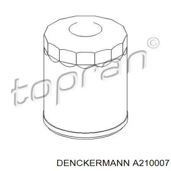 Купити A210007 Denckermann Фільтр очищення масла відцентровий