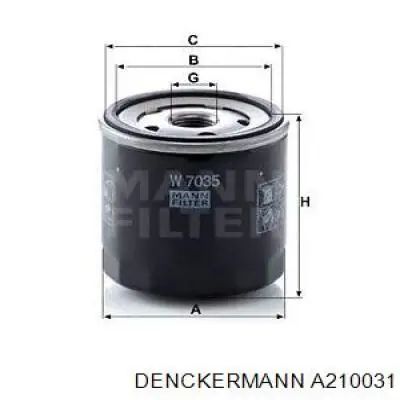 Масляний фільтр A210031 Denckermann