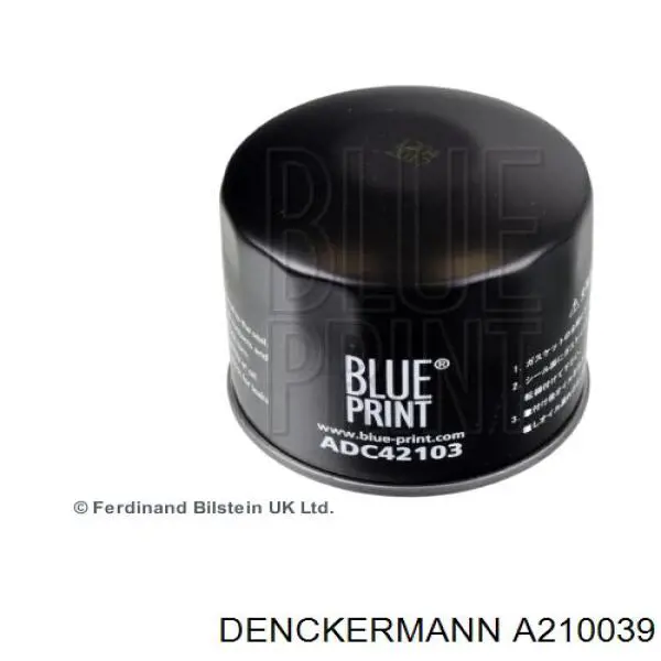 Купити A210039 Denckermann Фільтр очищення масла відцентровий
