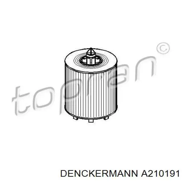 Масляний фільтр двигуна Denckermann A210191 ціна, від 3.10 USD