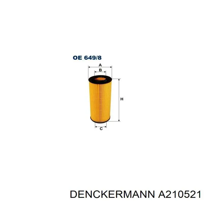 A210521 Denckermann Фільтр масла