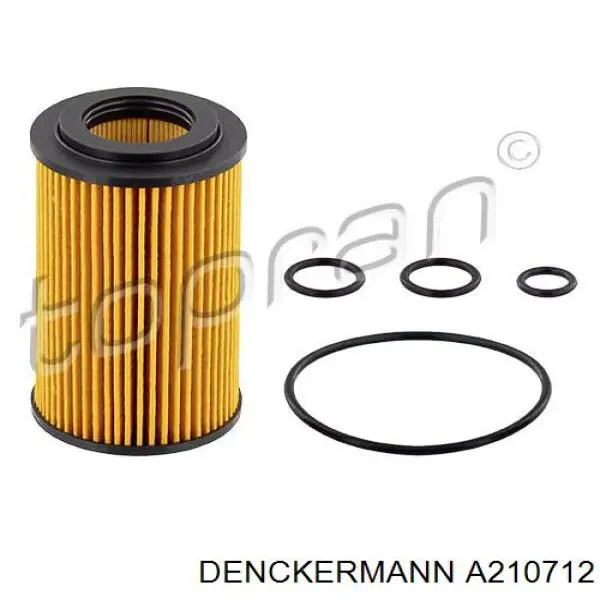 Масляний фільтр двигуна Denckermann A210712 ціна, від 7.27 USD