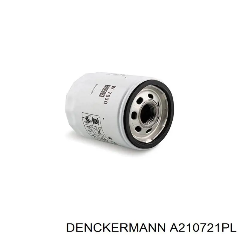 Масляний фільтр двигуна Denckermann A210721PL ціна, від 6.79 USD