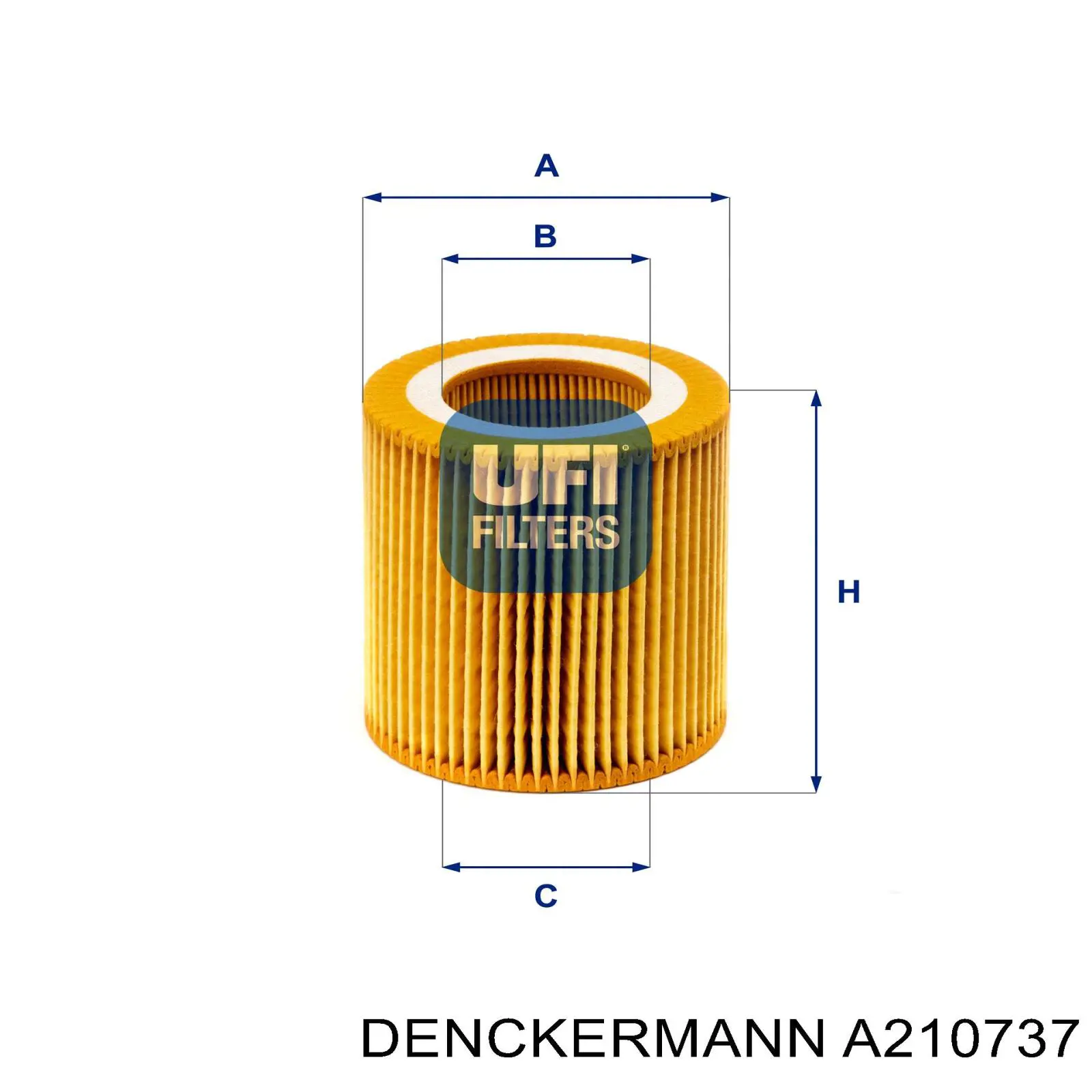Купити A210737 Denckermann Фільтр очищення масла відцентровий