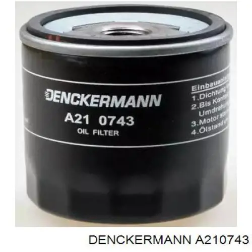 A210743 Denckermann Фільтр масла