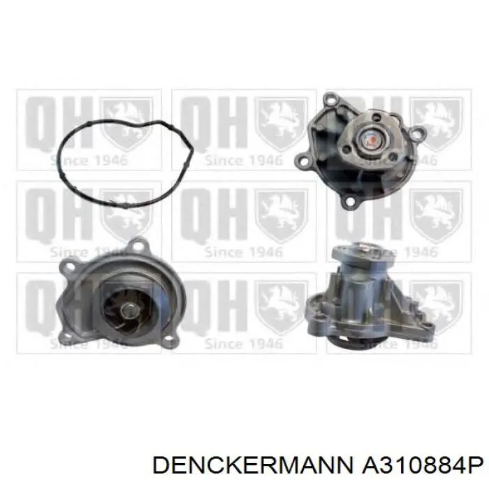 Купити A310884P Denckermann Насос охолоджуючої рідини