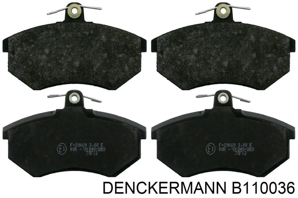 Гальмівні колодки Denckermann B110036 ціна, від 14.75 USD