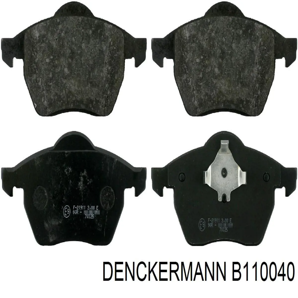 Гальмівні колодки Denckermann B110040 ціна, від 21.32 USD