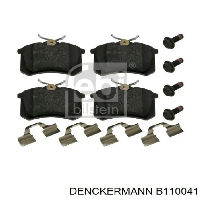 Задні дискові колодки Denckermann B110041