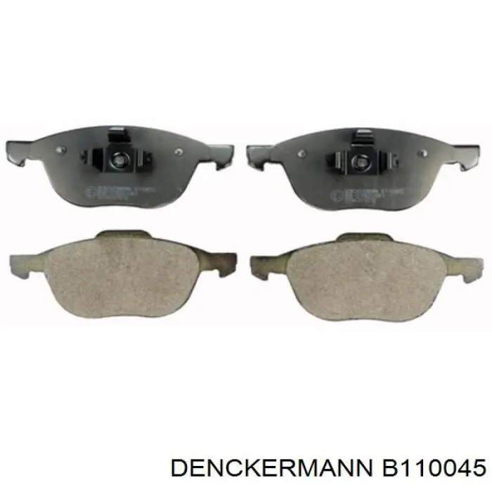 Передні тормозні колодки B110045 Denckermann