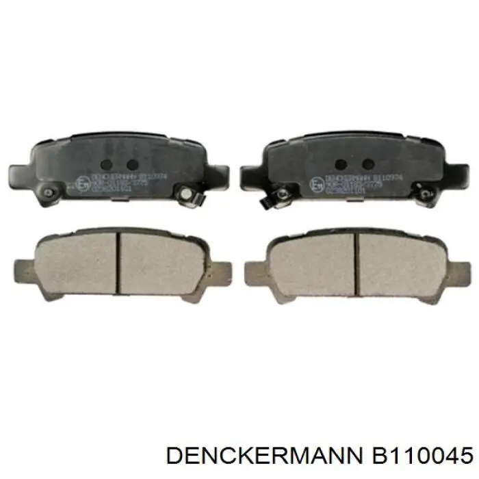 Гальмівні колодки Denckermann B110045 ціна, від 31.64 USD