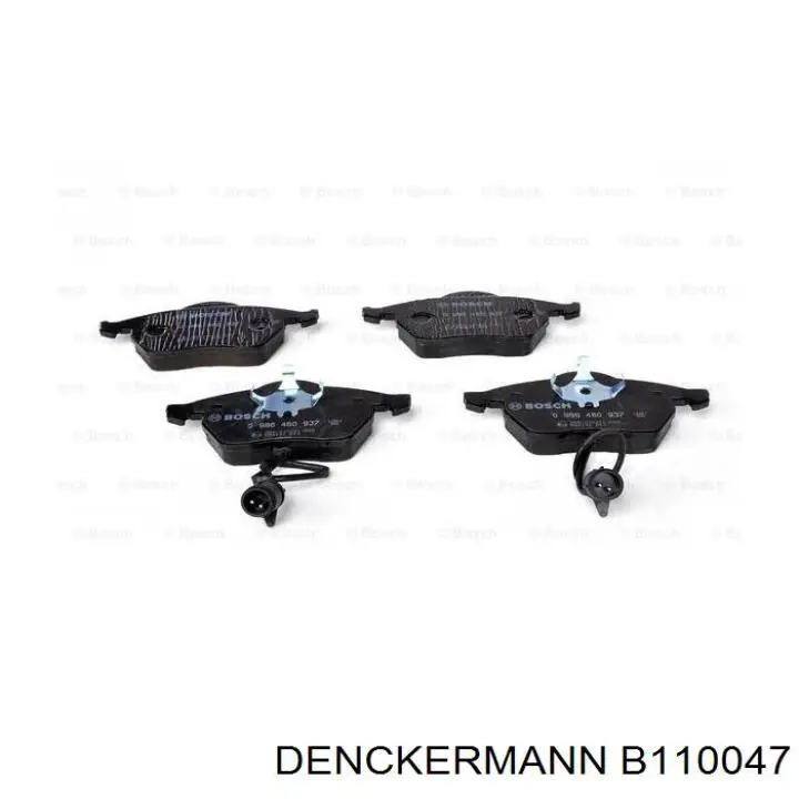 Гальмівні колодки Denckermann B110047 ціна, від 22.55 USD