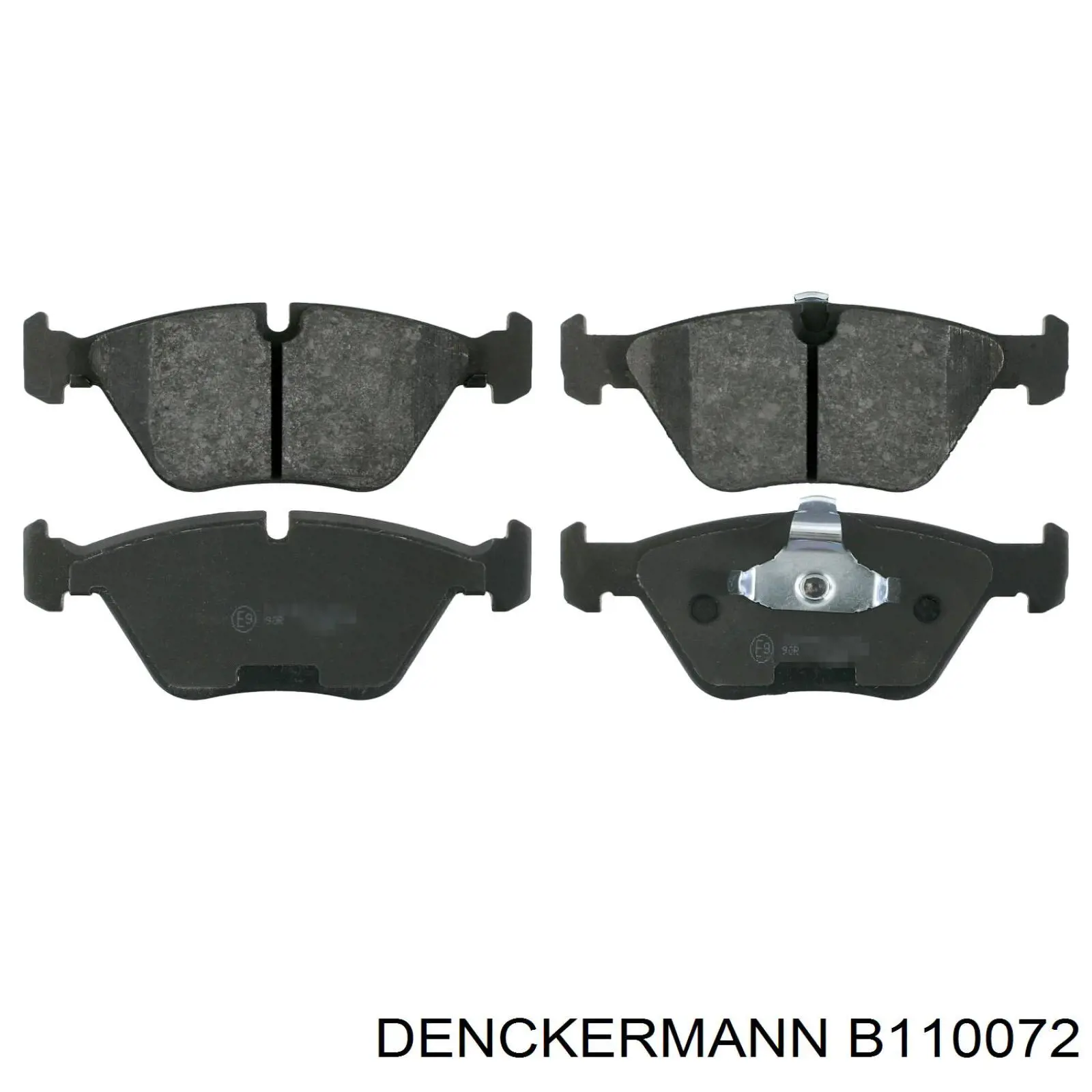 B110072 Denckermann колодки гальмівні передні, дискові