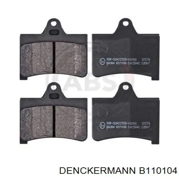 Задні гальмівні колодки B110104 Denckermann