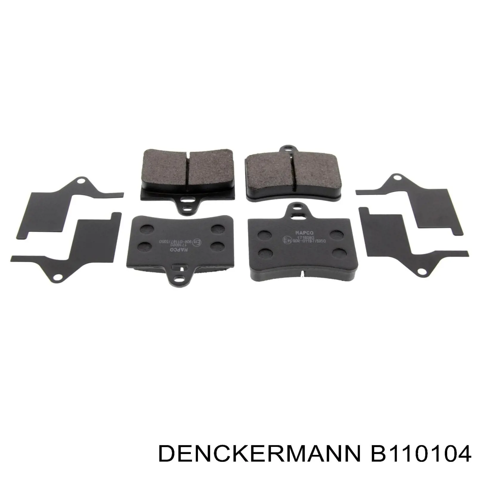 Купити B110104 Denckermann Задні колодки