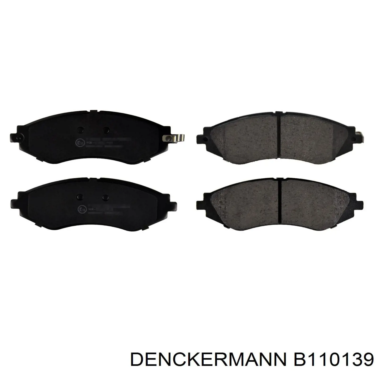 Купити B110139 Denckermann Колодки гальмівні передні, дискові