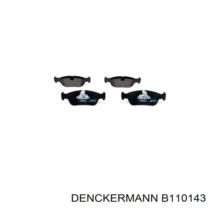 B110143 Denckermann Передні гальмівні колодки