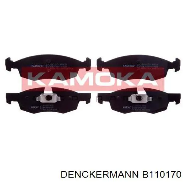 B110170 Denckermann колодки гальмівні передні, дискові