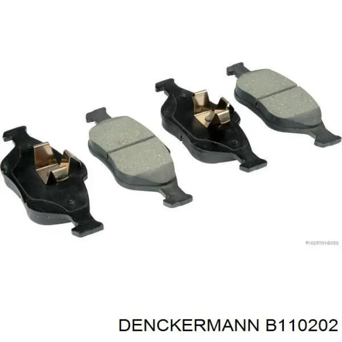 Купити B110202 Denckermann Колодки гальмівні передні, дискові