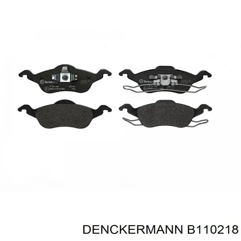 Гальмівні колодки Denckermann B110218 ціна, від 19.89 USD