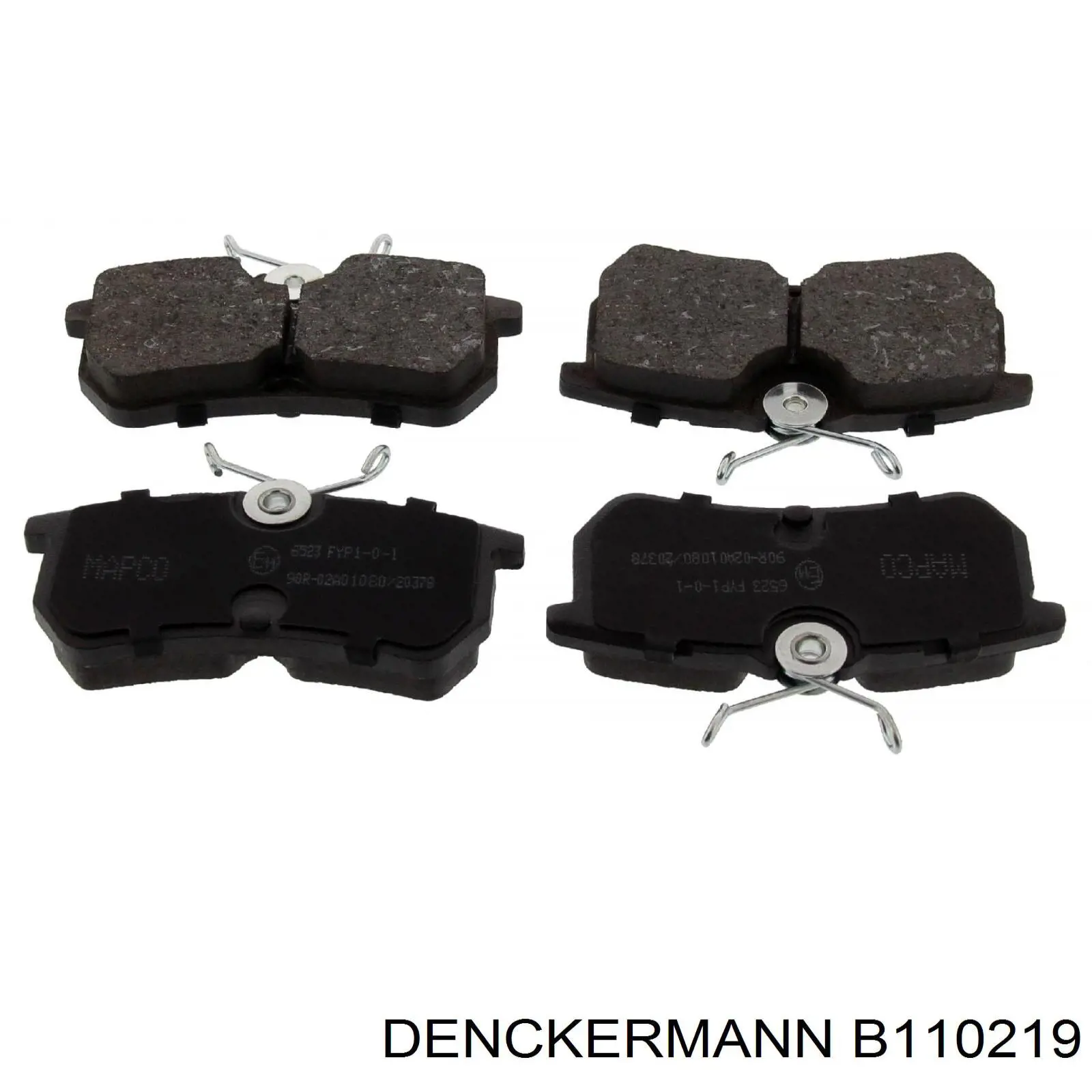 Задні гальмівні колодки Denckermann B110219 ціна, від 11.74 USD