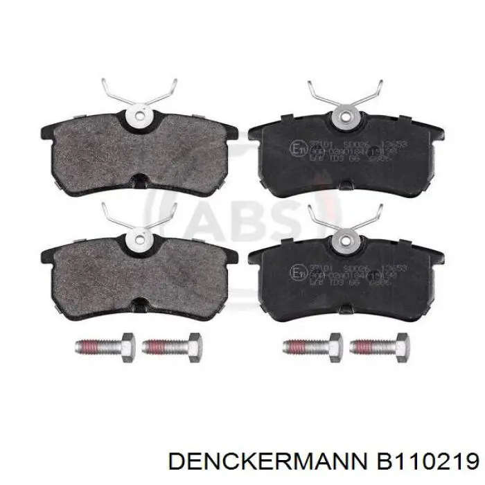Купити B110219 Denckermann Задні колодки