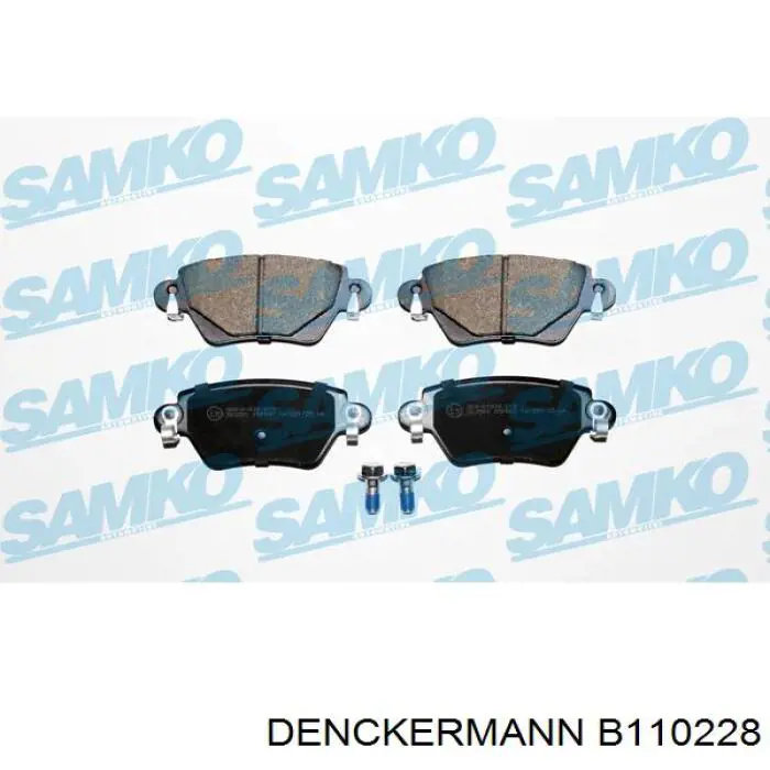 Купити B110228 Denckermann Задні колодки