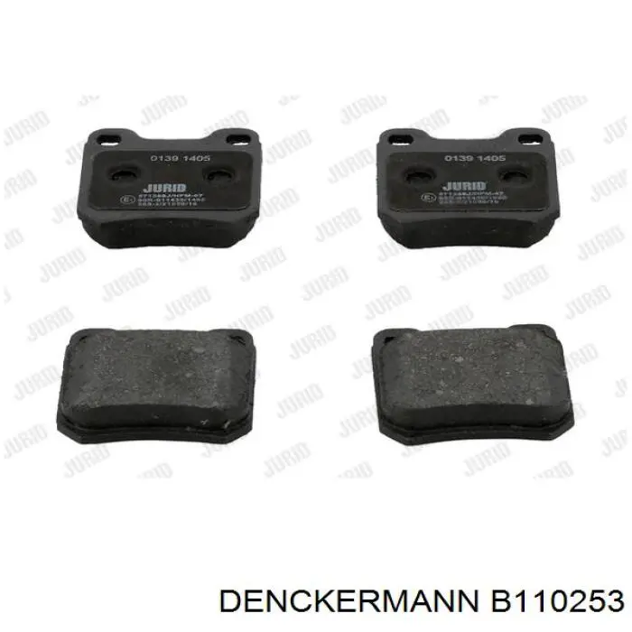 Задні гальмівні колодки Denckermann B110253 ціна, від 12.68 USD
