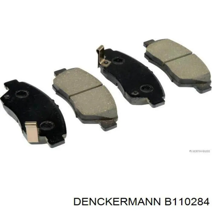 B110284 Denckermann Передні гальмівні колодки